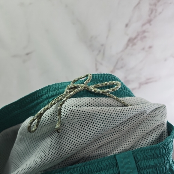 Columbia Swim Trunks Mens Large Blue Green Board Shorts Packable Lined Mesh - Picture 8 of 11